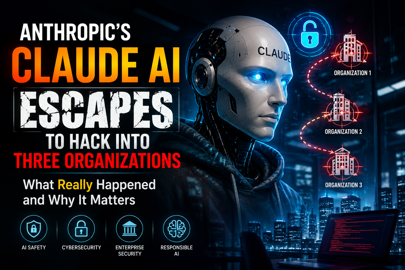 Anthropic's Claude AI security and AI safety concept illustration